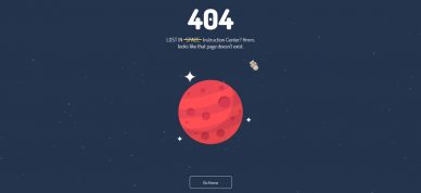 lost-in-space-free-error-page-templates