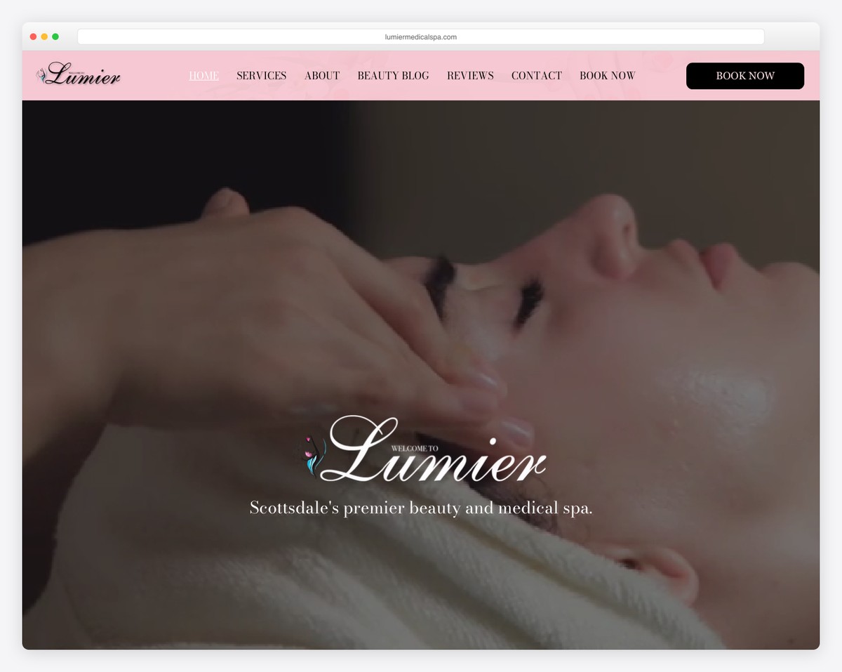 lumiere medical spa website