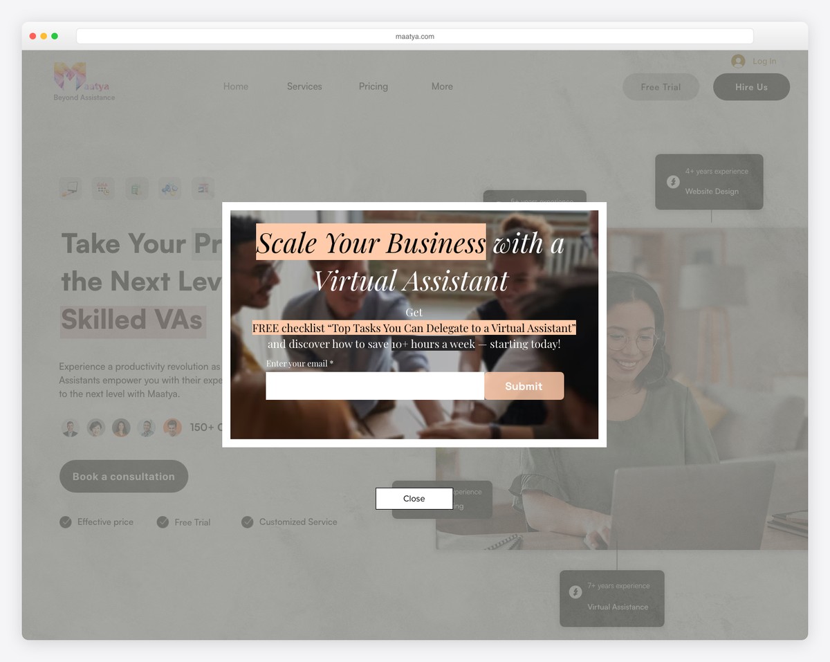 maatya website example