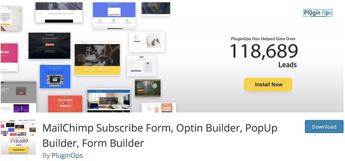mailchimp subscribe form wordpress plugin