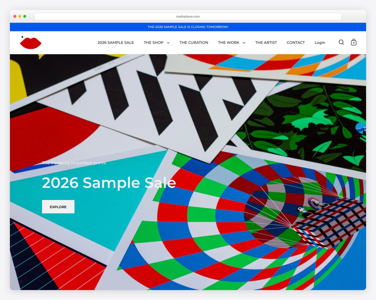 malika favre illustrator portfolio example