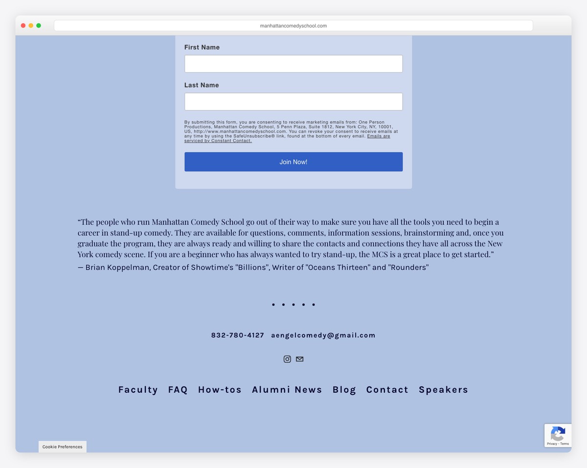 Manhattan Comedy School