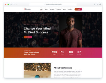 Manup website template