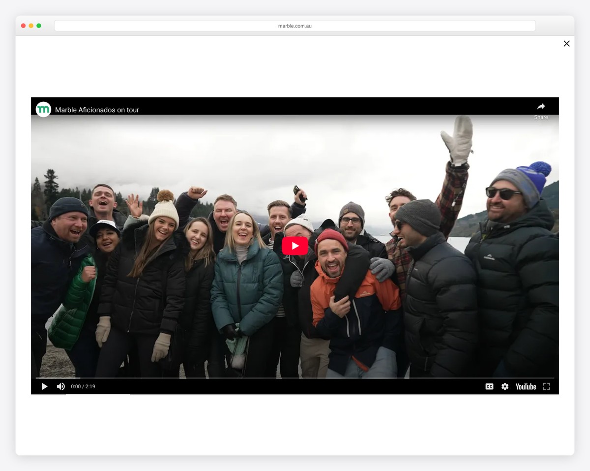 marble recruitment website