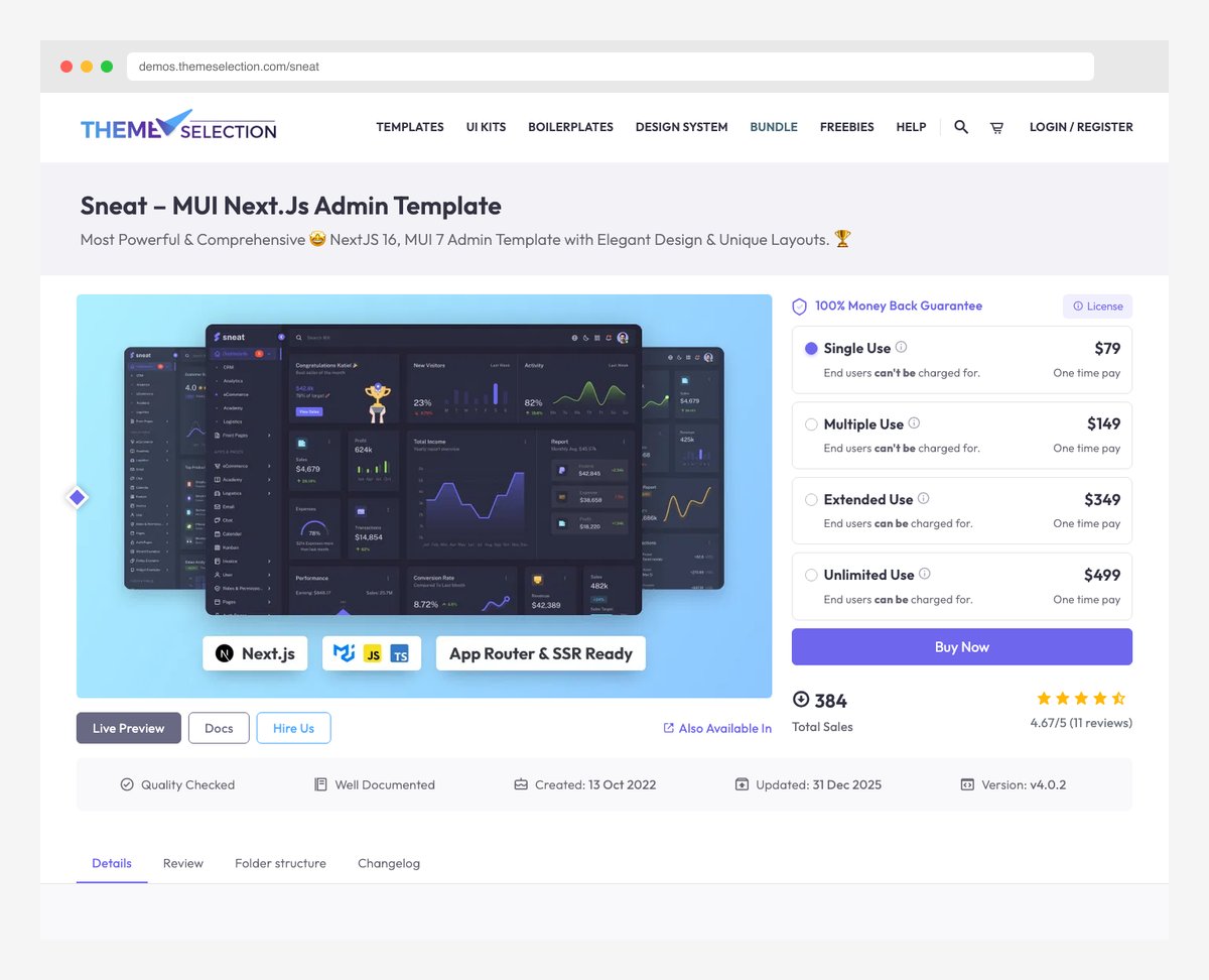 Sneat Bootstrap 5 admin template with dark, light, and semi-dark layout options