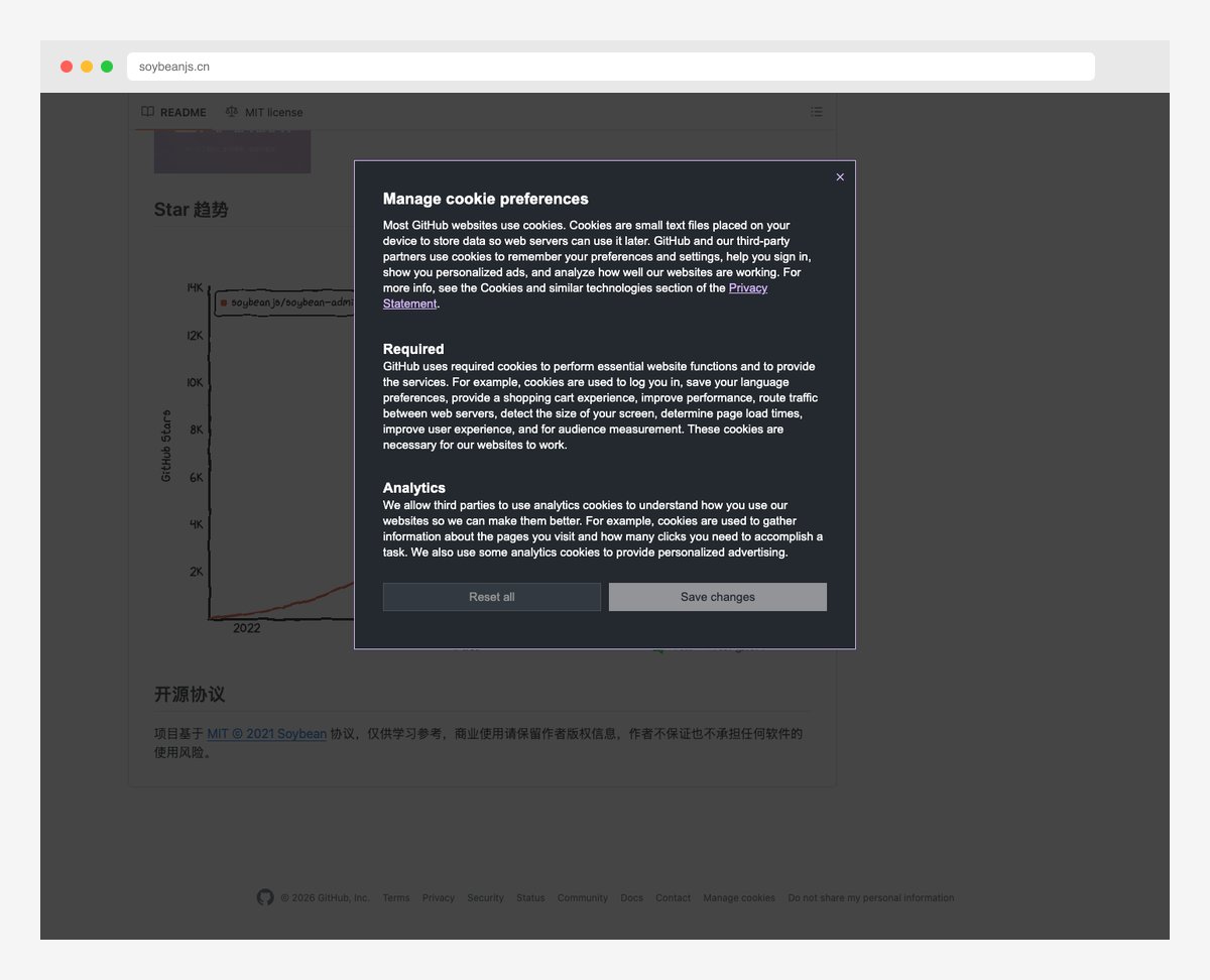 Soybean Admin Vue 3 dashboard with Naive UI