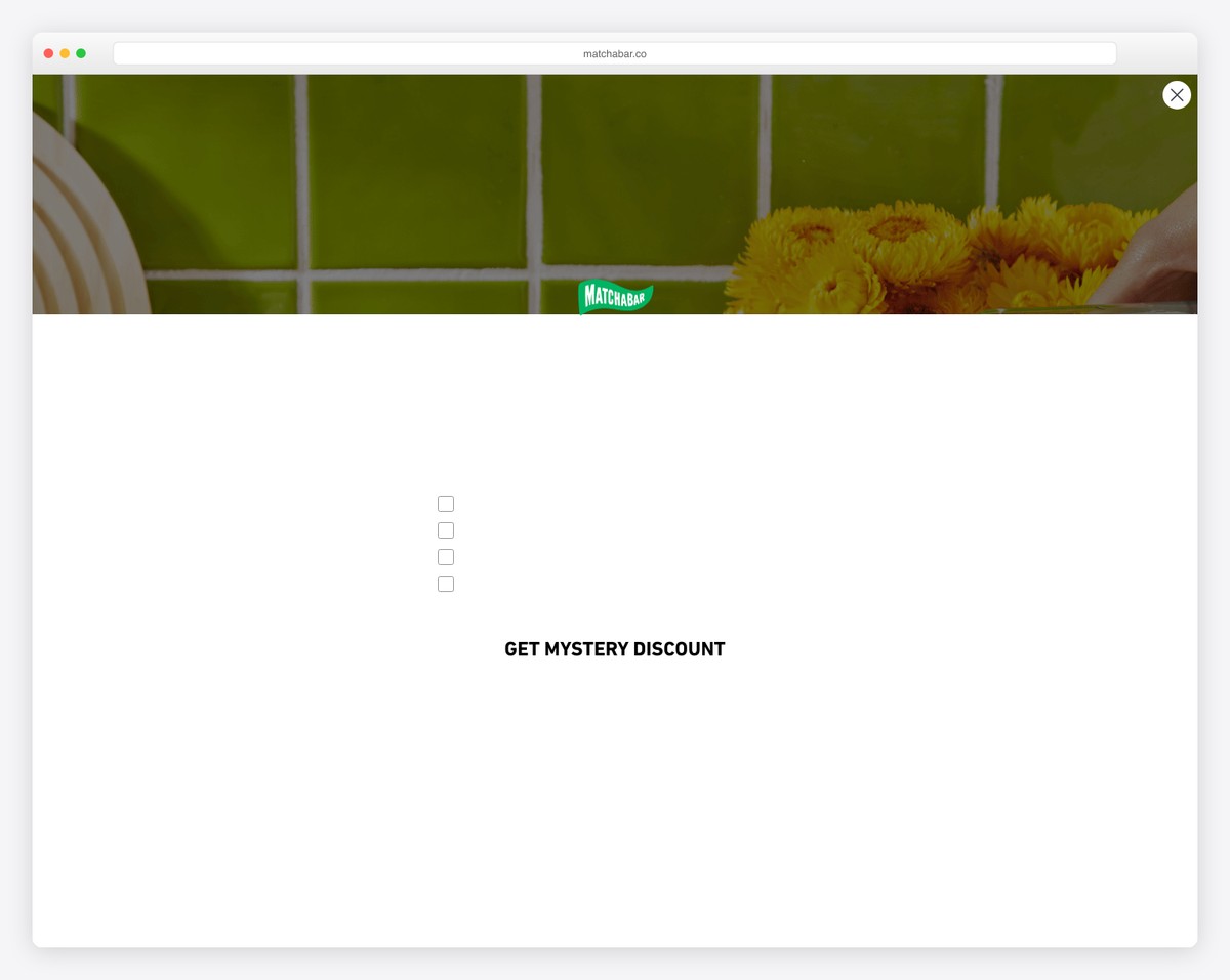 matchabar website example
