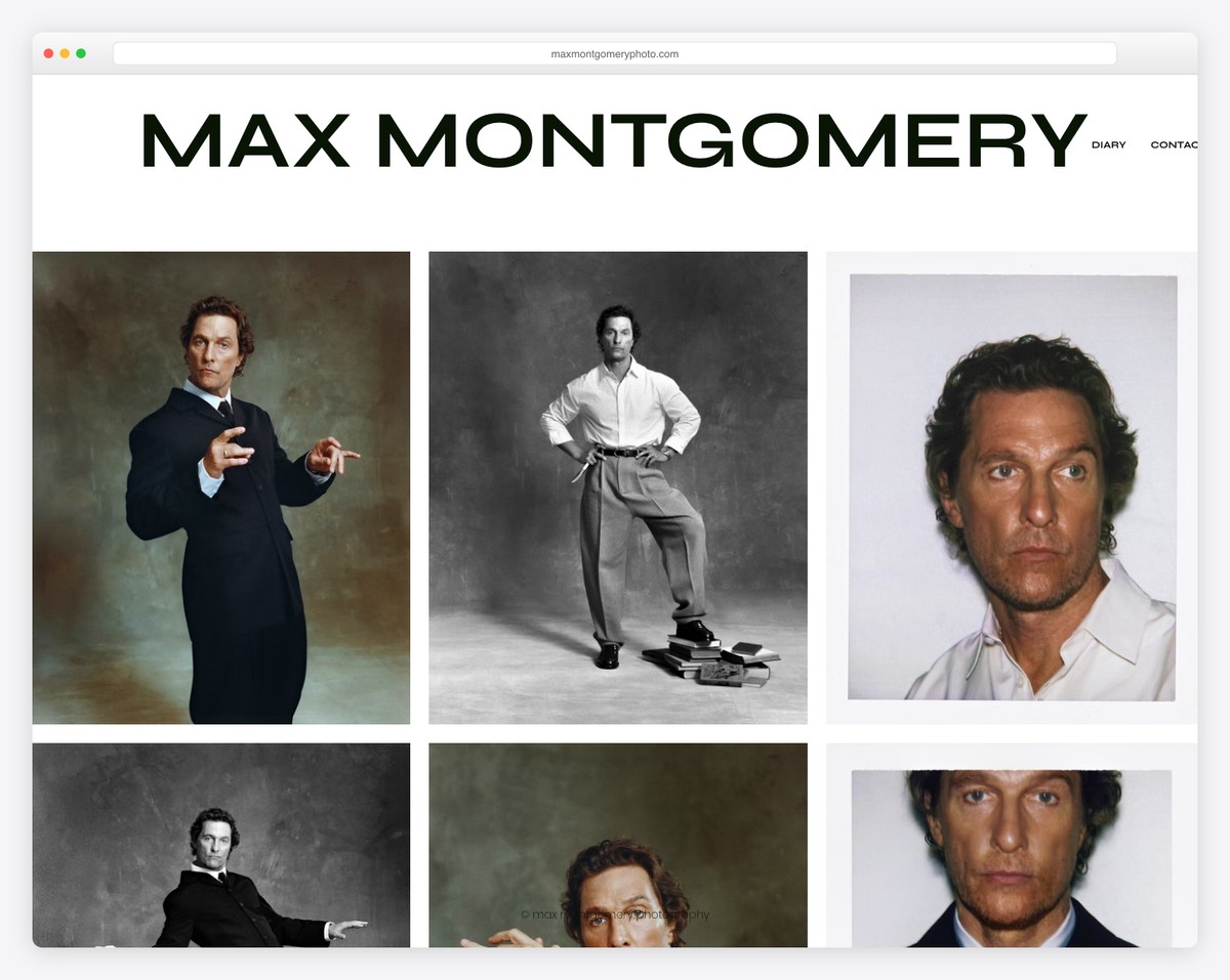 max montgomery wix portfolio example
