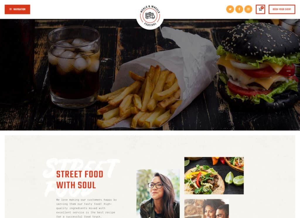 Meals & Wheels - Street Festival & Fast Food Delivery WordPress Theme