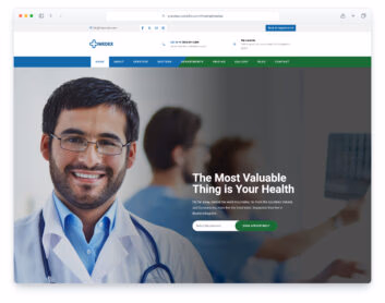 Medex website template