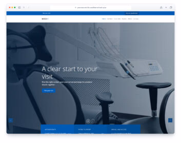 Medi+ template preview