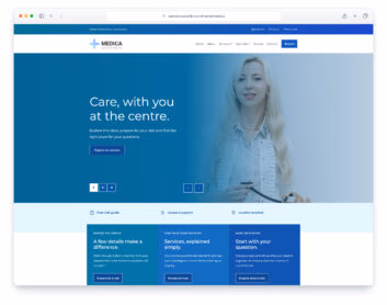 Medica template preview