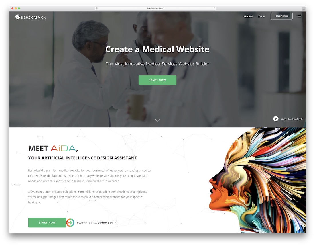 medical website builders