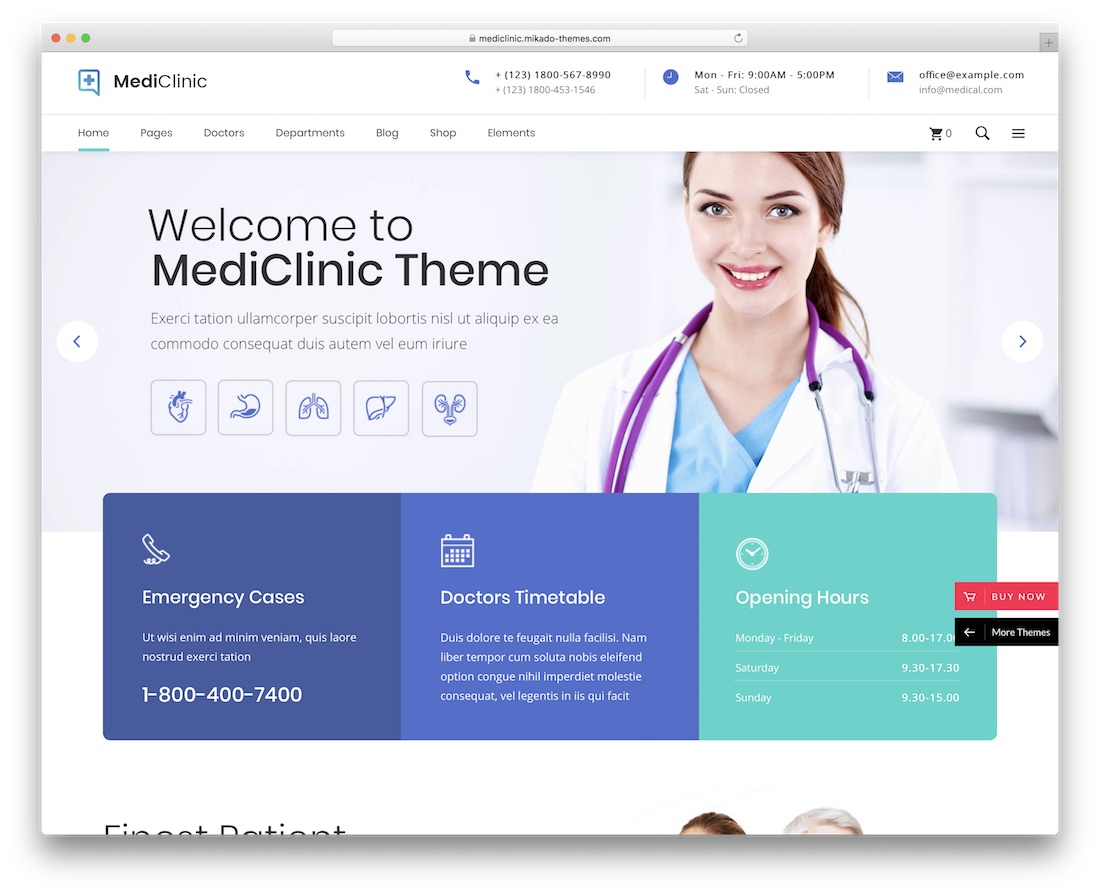 28 Best Health Medical WordPress Themes 2026 Colorlib