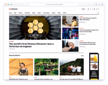 Megasis website template