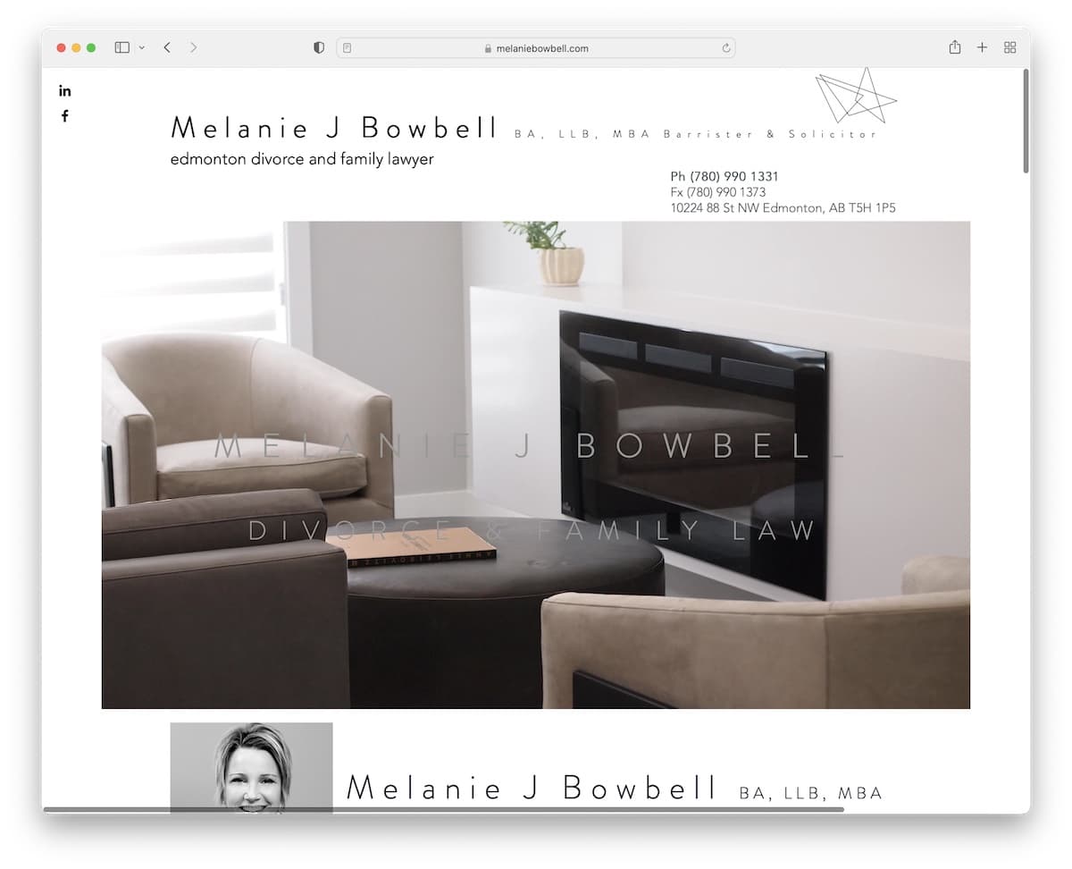 melanie j bowbell lawyer website