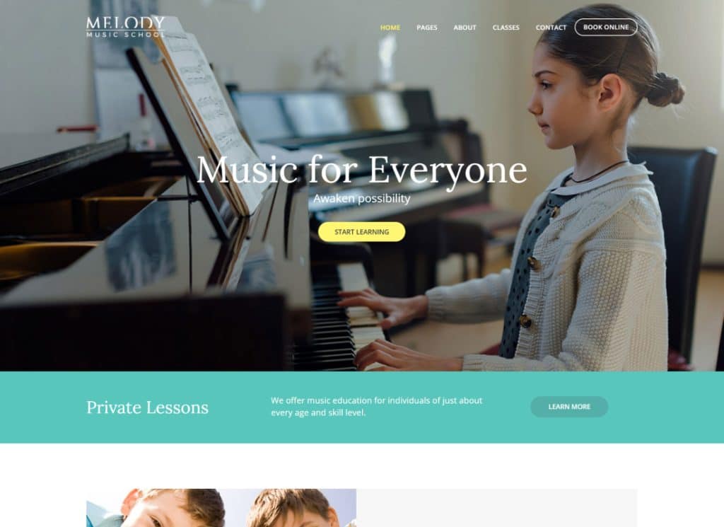 Melody | Arts & Music School WordPress Theme