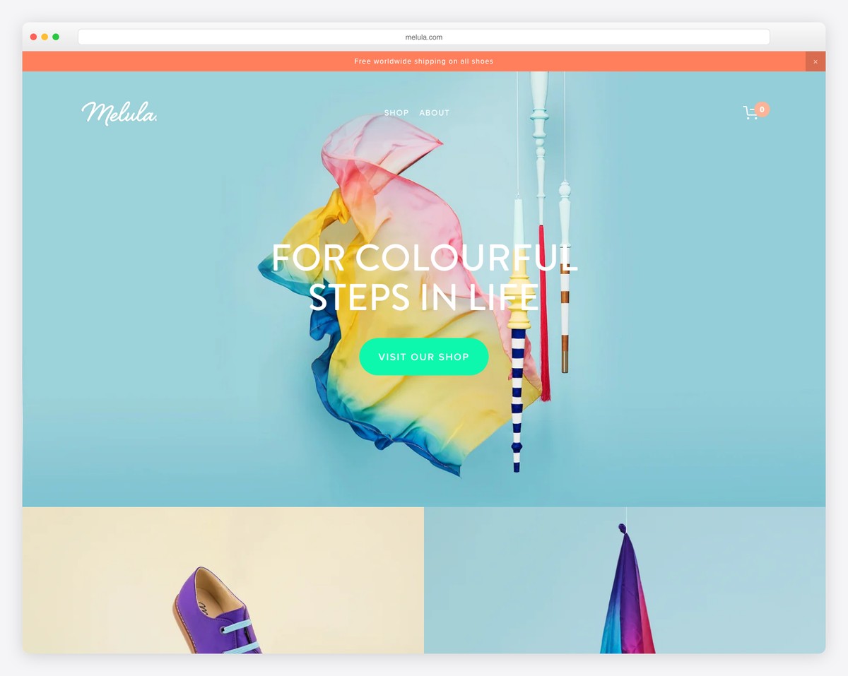 melula website example