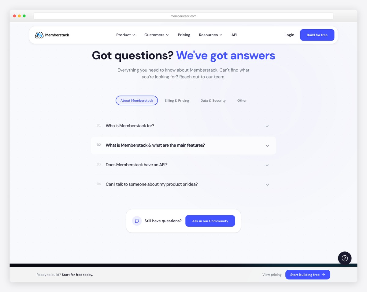 memberstack website example