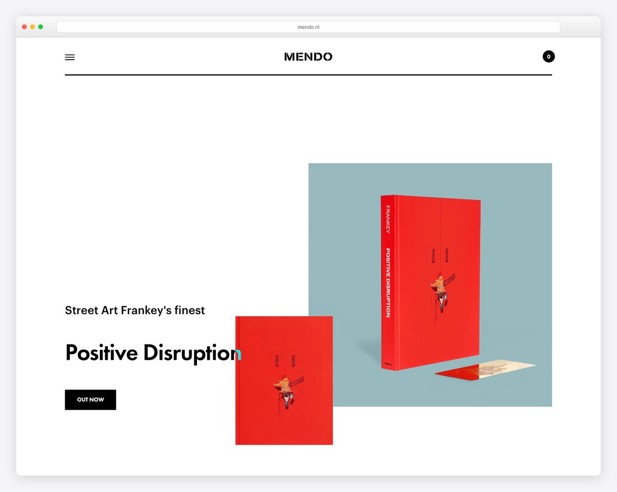Mendo - Magazine style Bootstrap website example