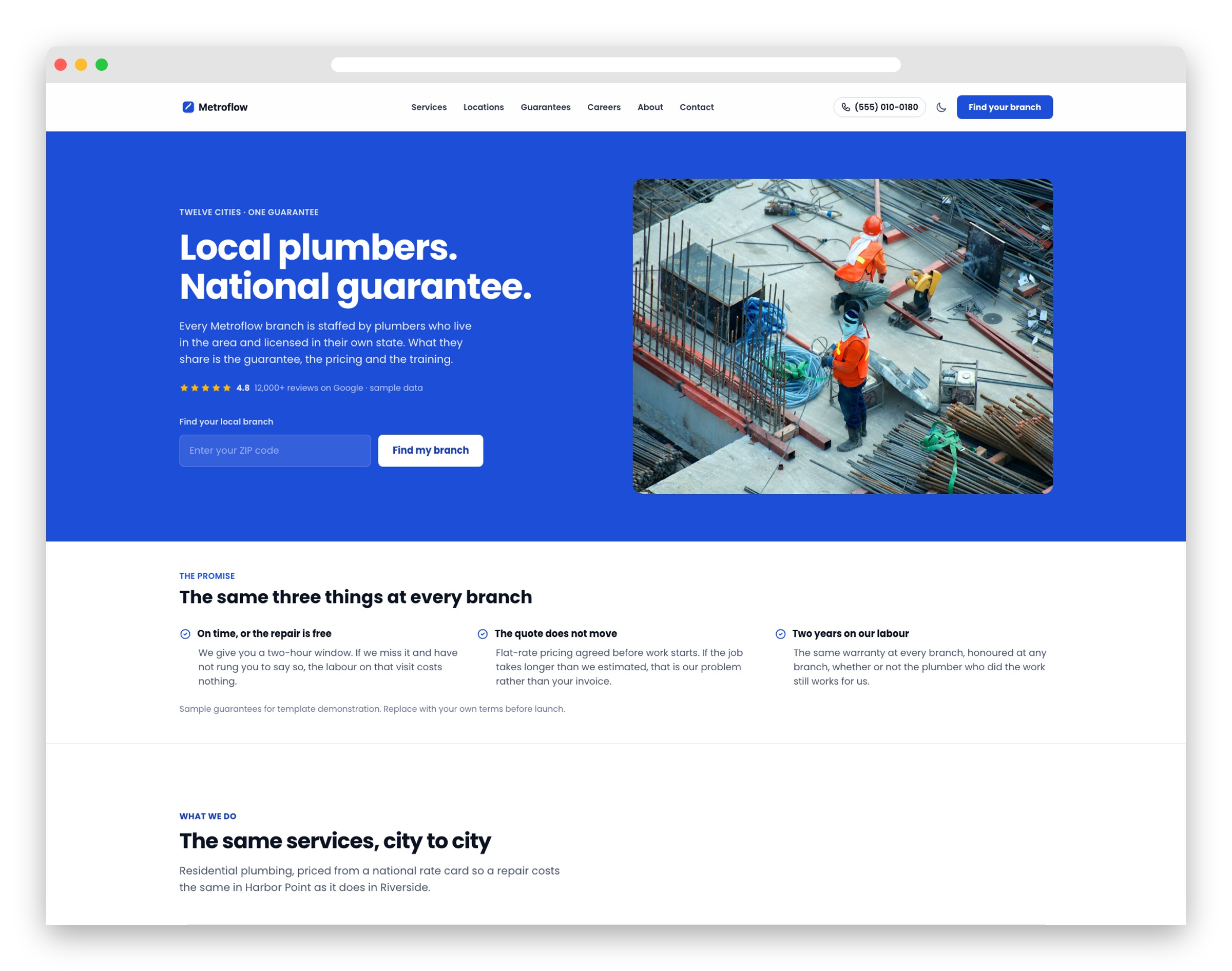 Metroflow Template
