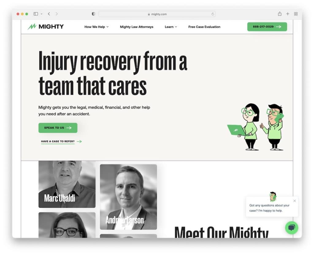 mighty small business website