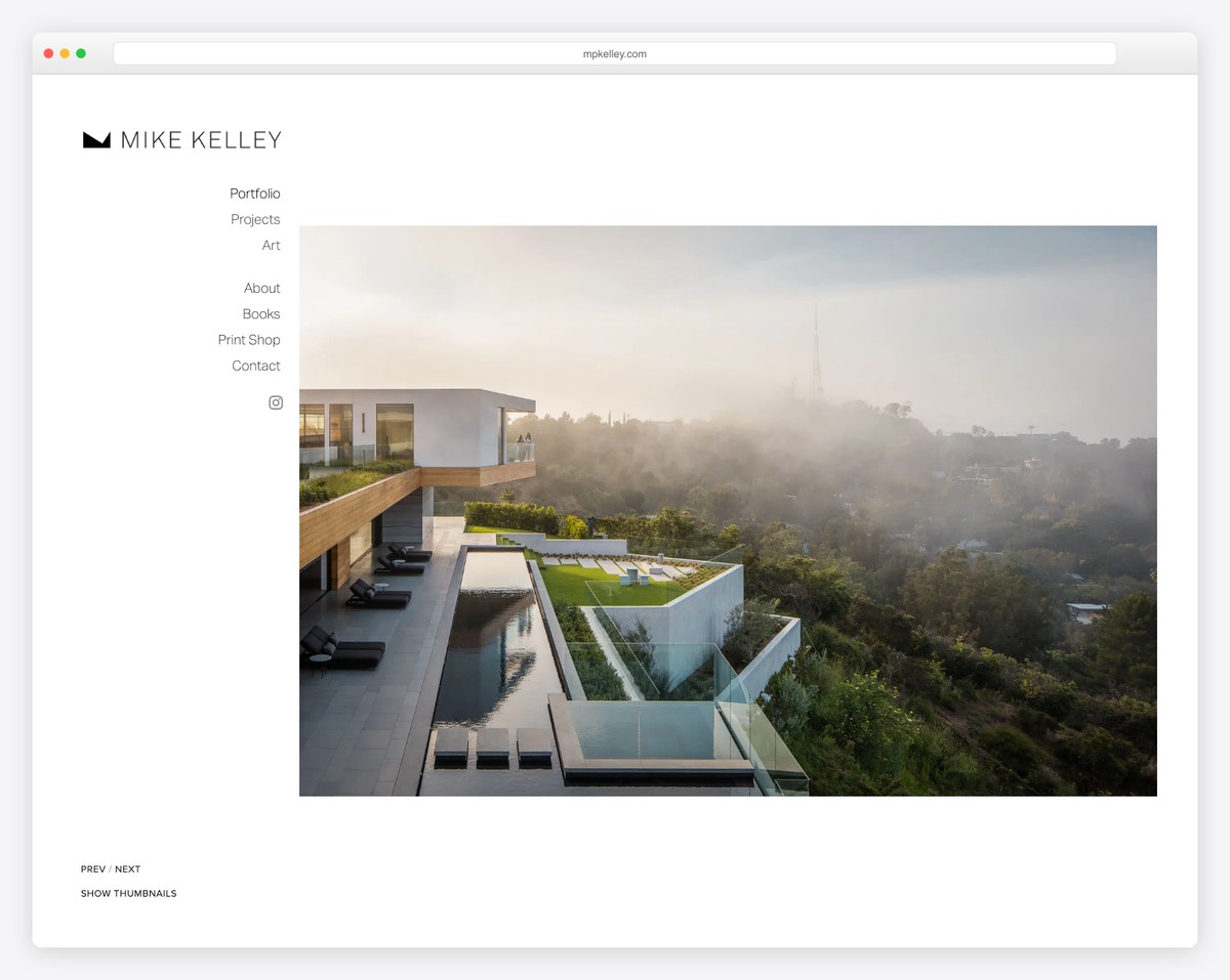 mike kelley personal website example