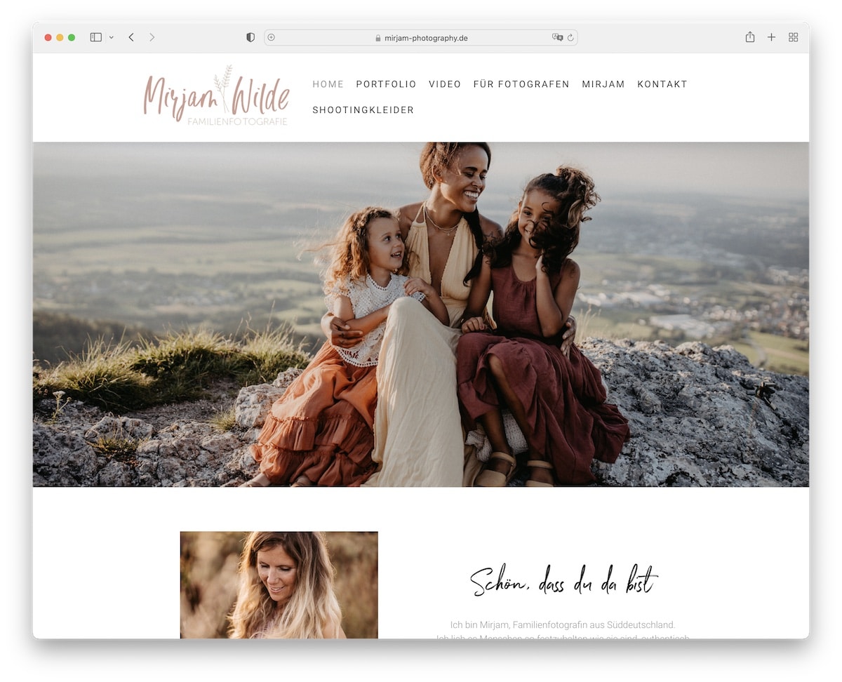 mirjam wilde wedding website
