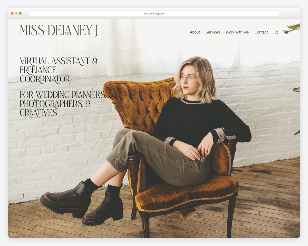 miss delaney j website example