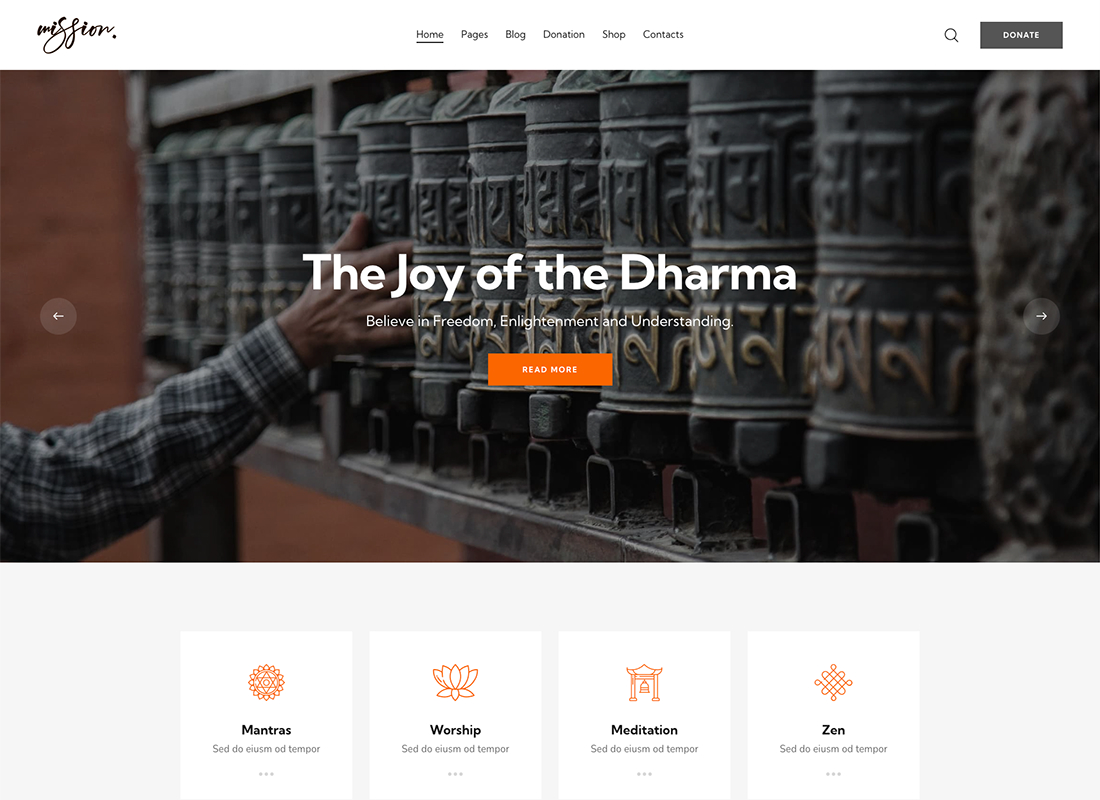 Mission - Church & Religion Multipurpose WordPress Theme