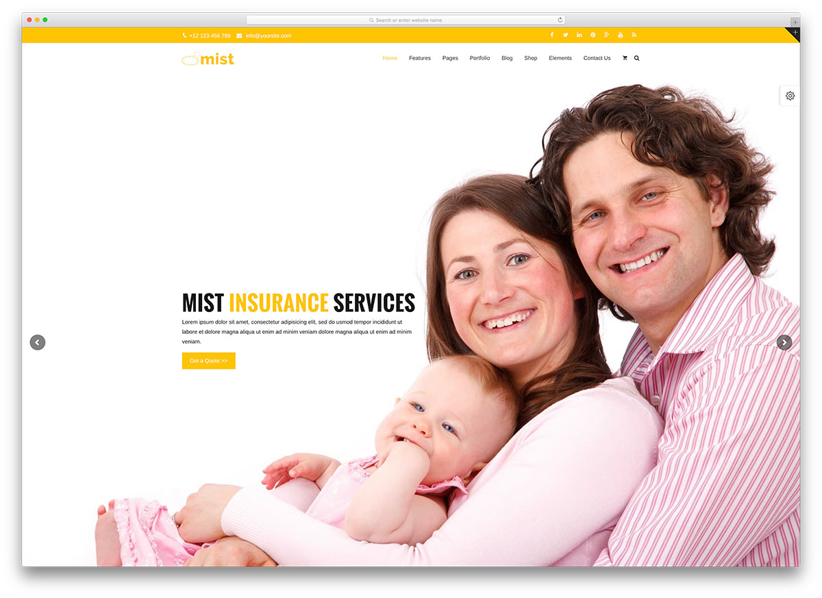 mist-insurance-website-template