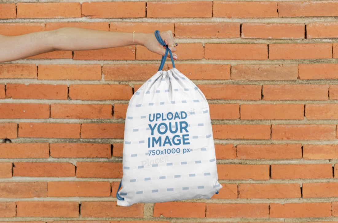 Drawstring Bag Mock-up | Bags, Drawstring bag, Bag mockup