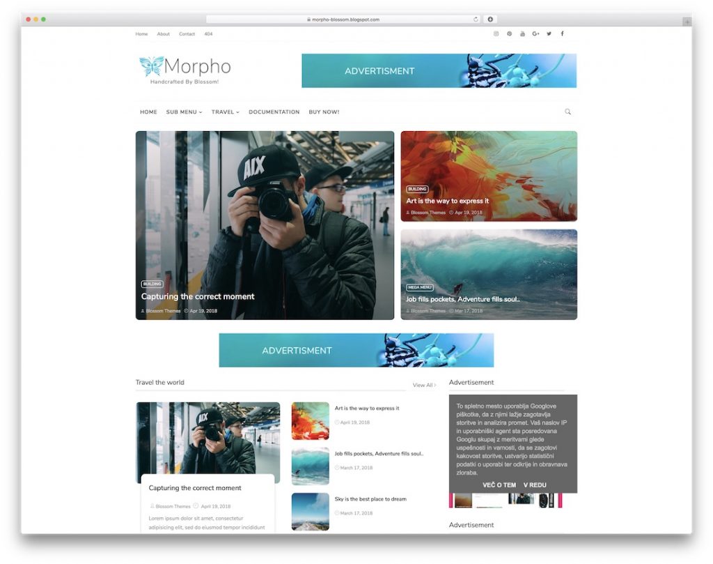 Best Free Blogger Templates To Create A Beautiful Blog Or Magazine ...