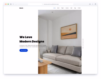 Mosaic website template