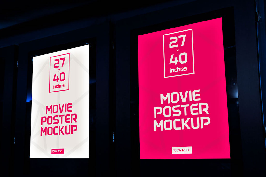 Download 38 Free Poster Mockups For Successful Design Showcase 2020 Colorlib