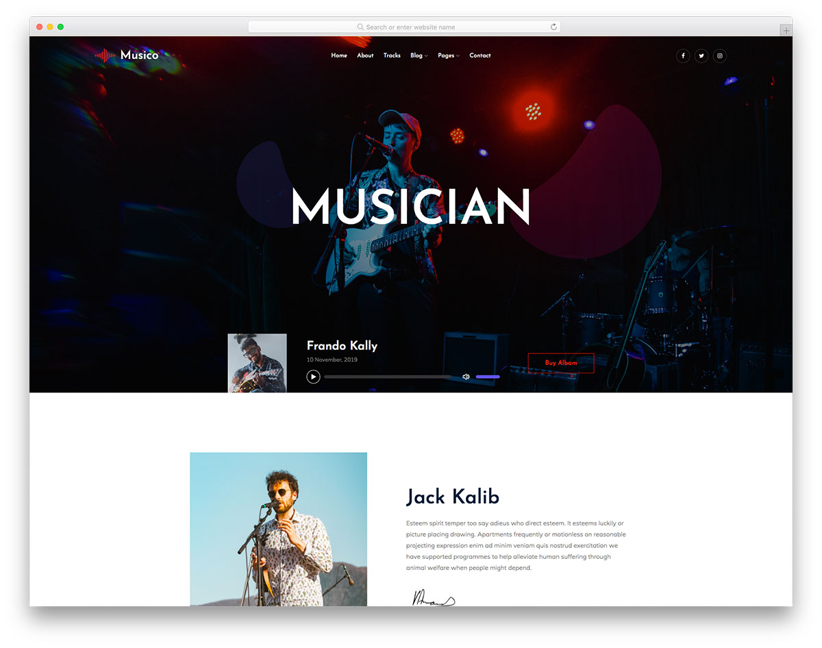 طراحی سایت موسیقی سفارش سایت موسیقی قیمت طراحی وبسایت موسیقی قالب سایت موسیقی کاربران اینترنتی