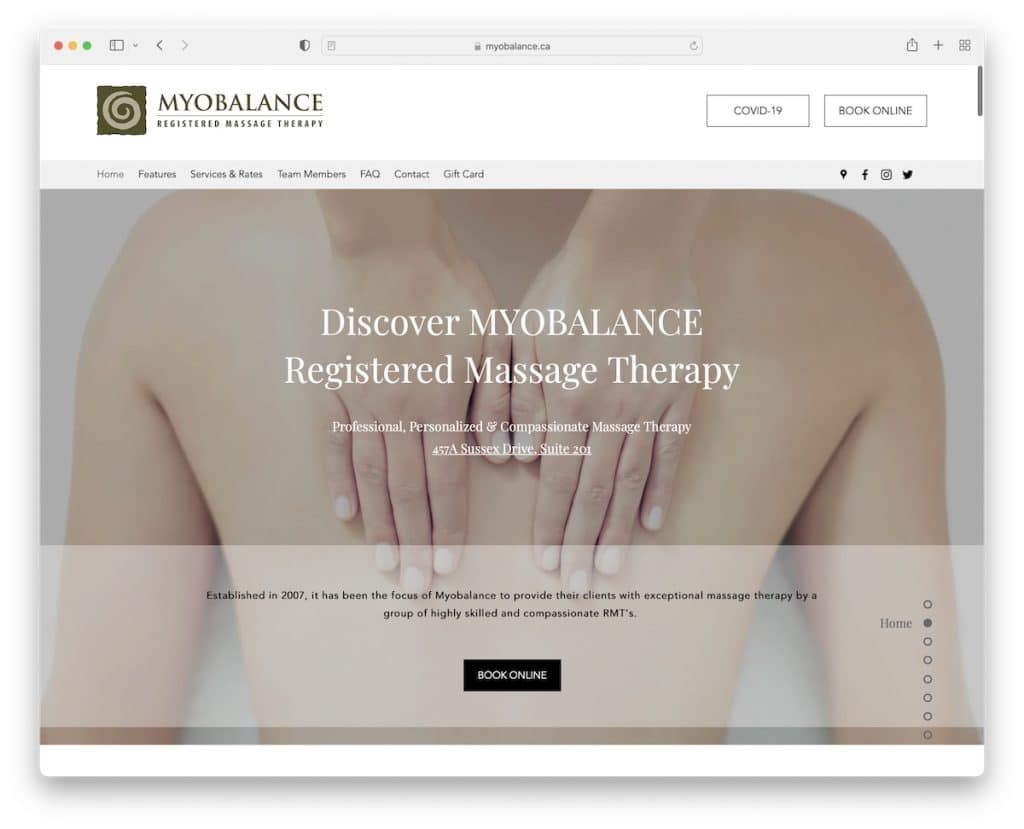 myobalance therapist website