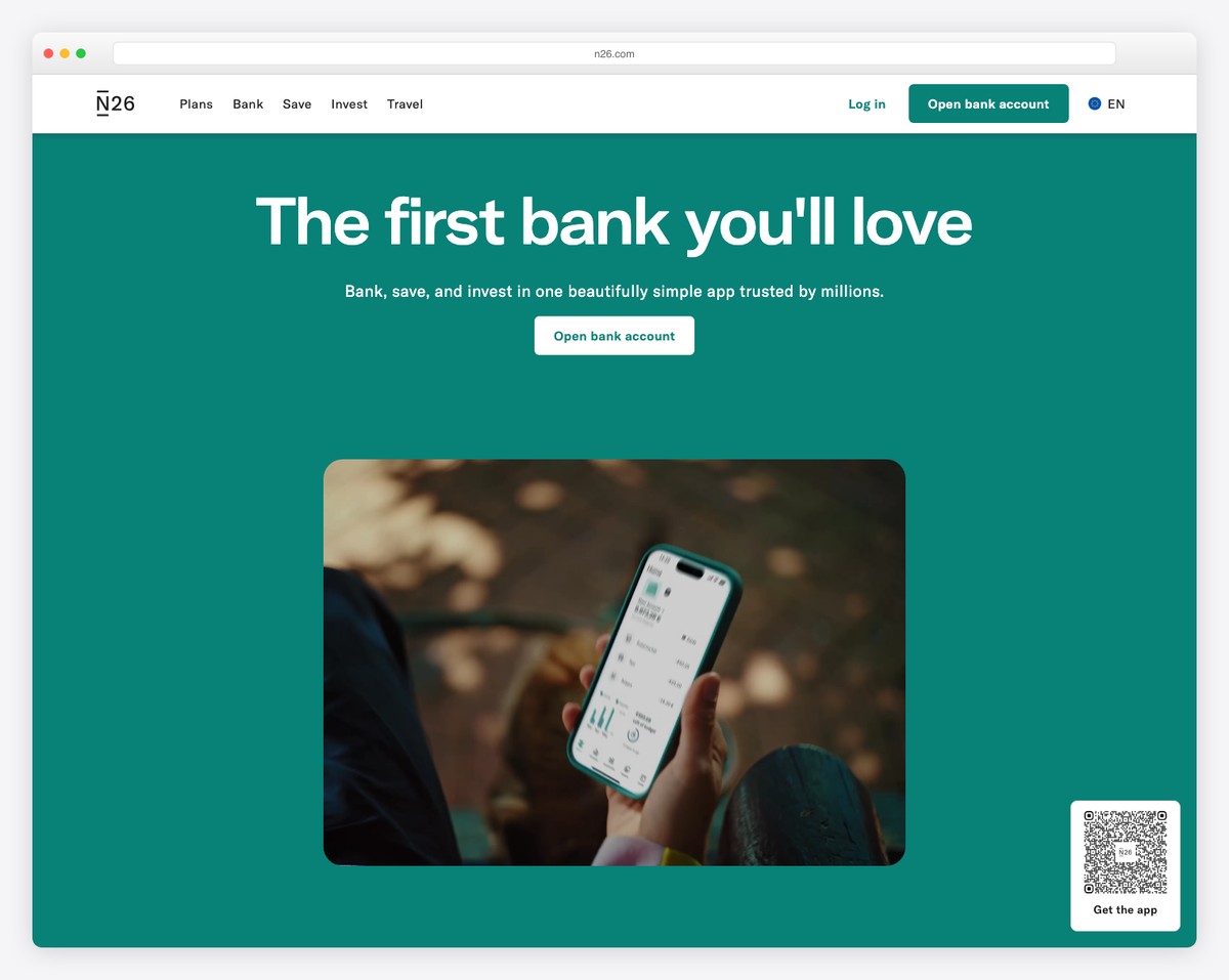 n26 node js website example