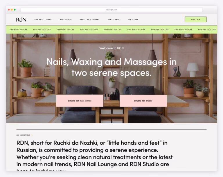 27 Best Nail Salon Website Examples 2026