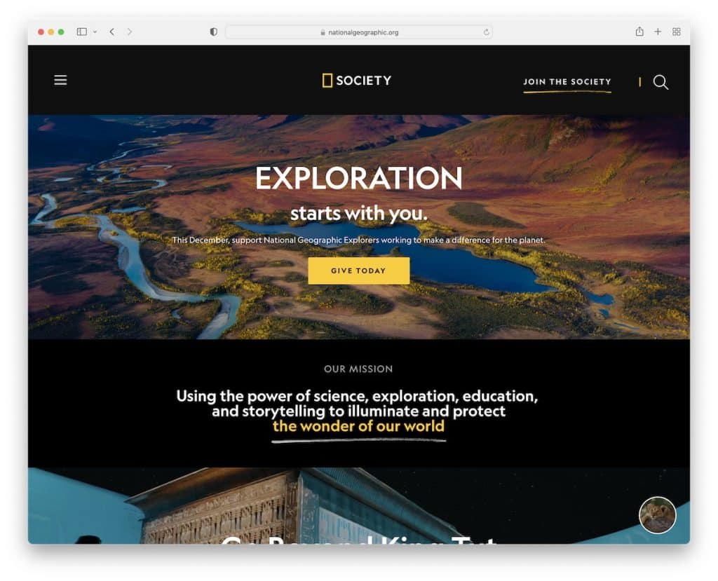national geographic society nonprofit website