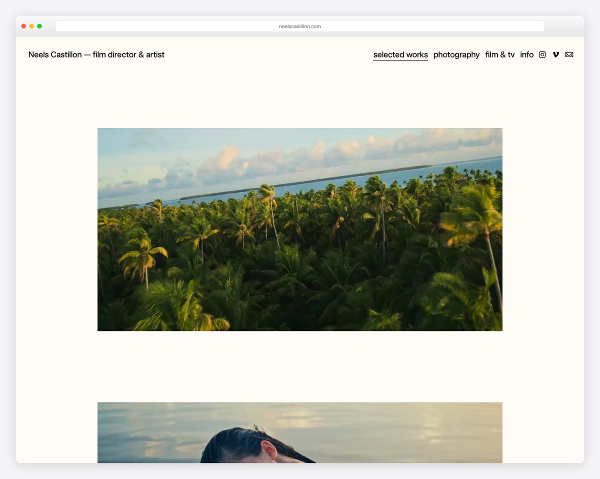 neels castillon website example