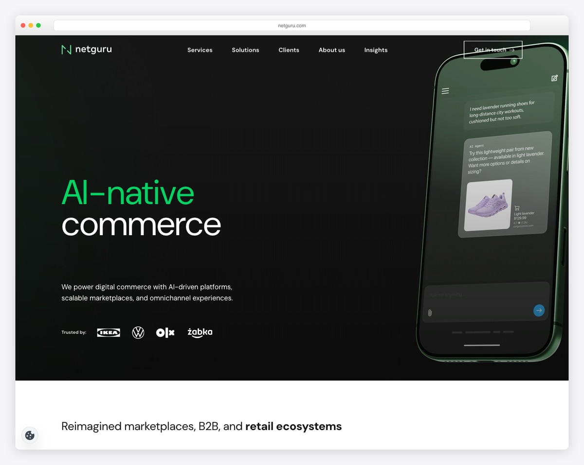 netguru website example