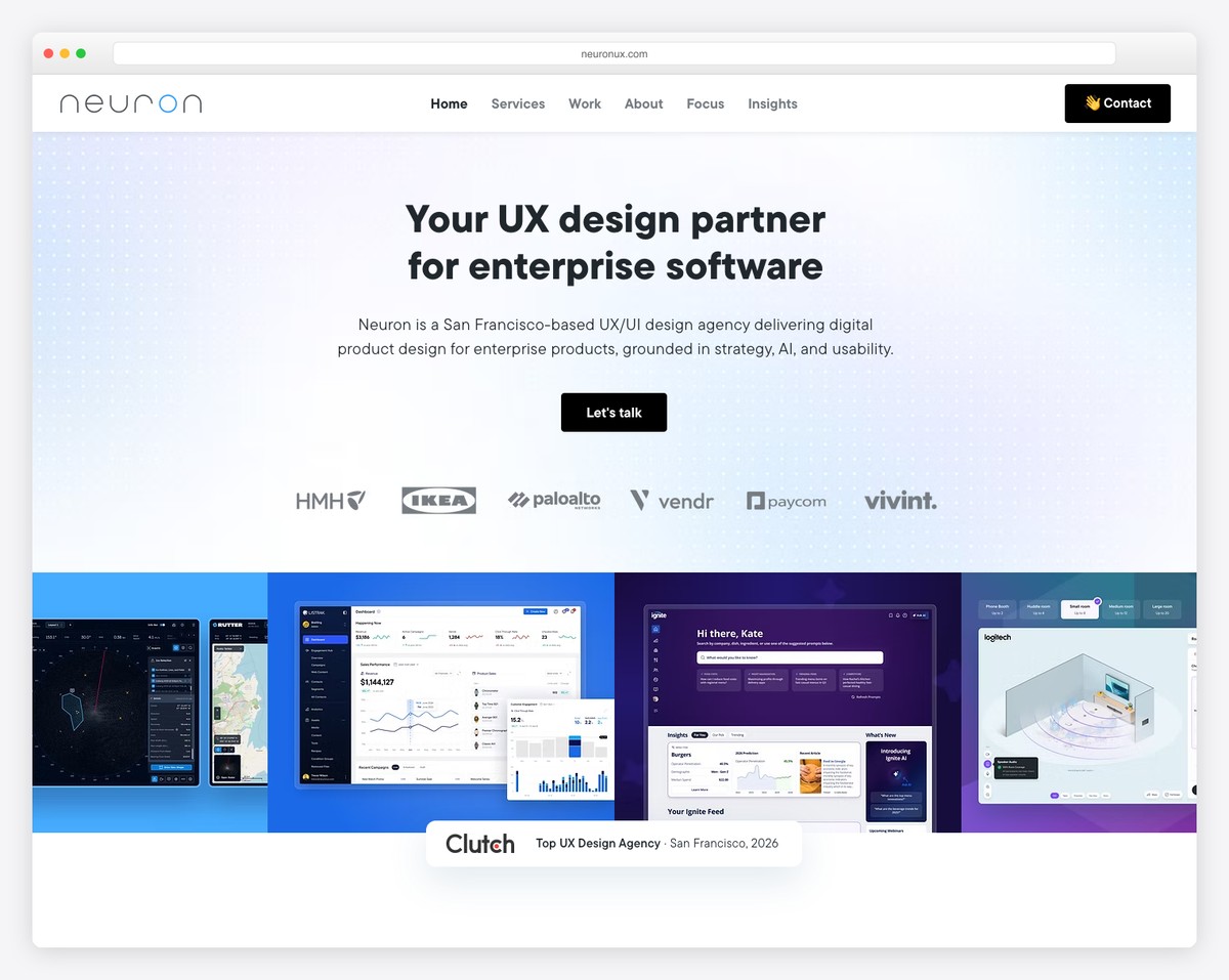 neuron website example