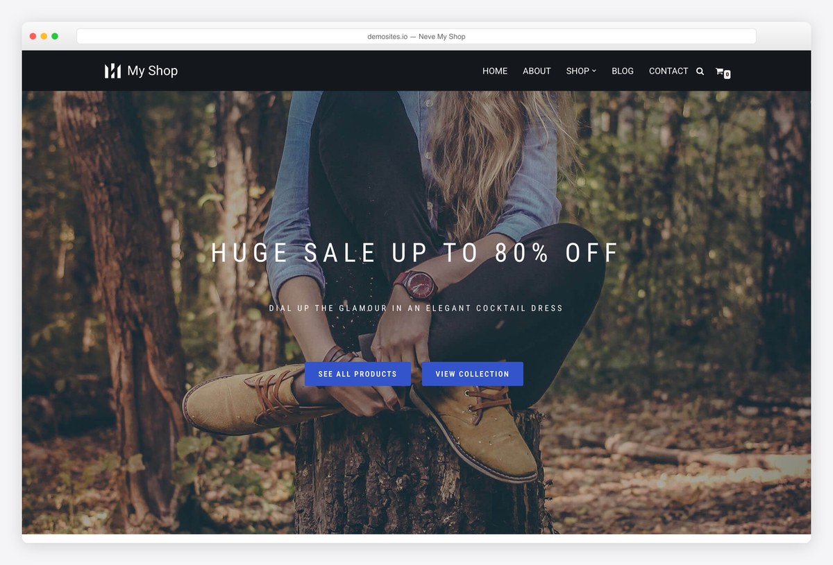 Neve My Shop free starter store