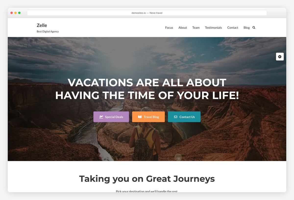 Neve free travel starter site