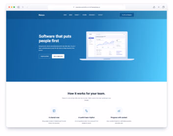 Nexus website template