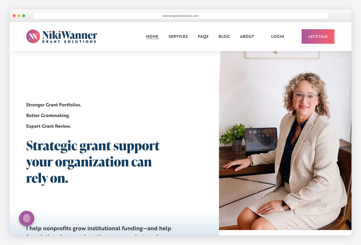 Niki Wanner writer portfolio website