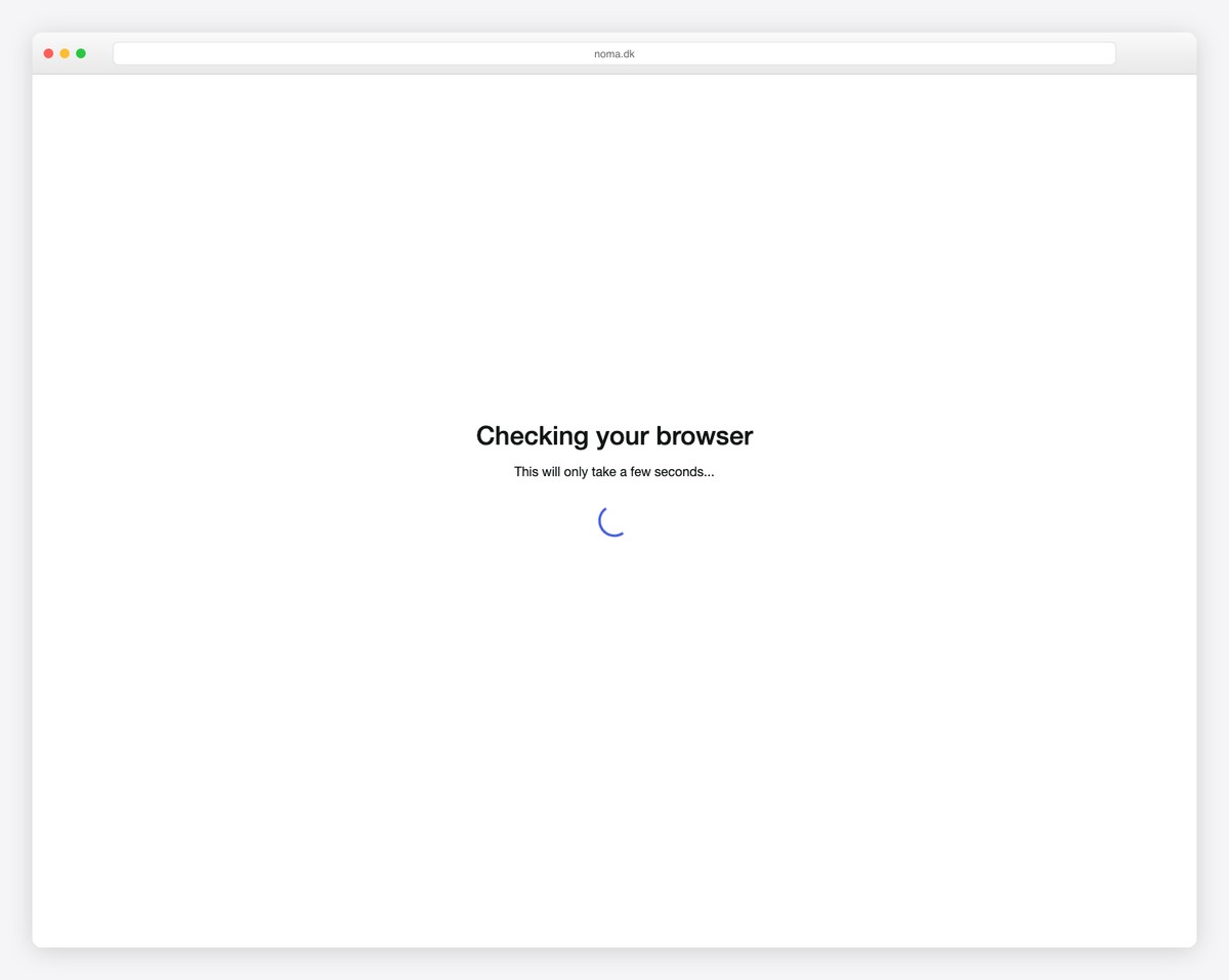 Noma restaurant website