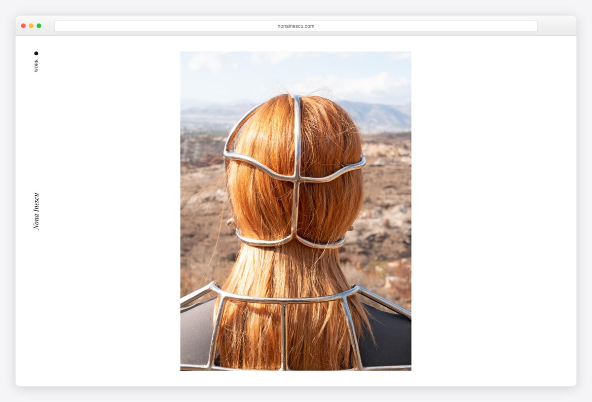 Nona Inescu portfolio website