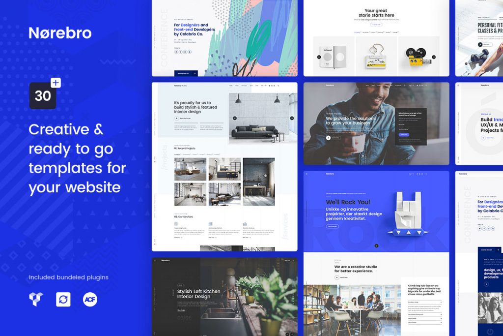 21 Best Masonry Grid WordPress Themes (2026) - Colorlib